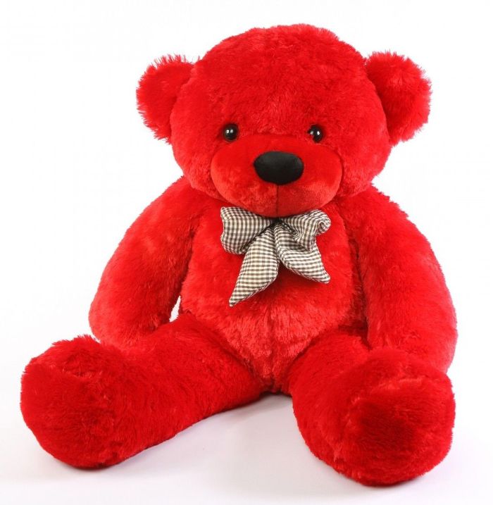 red colour teddy